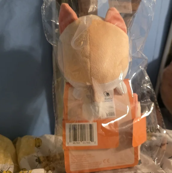 NWT Plushiverse Peach Fox Plushie Tote Bag RARE HTF NWT - Picture 2 of 5